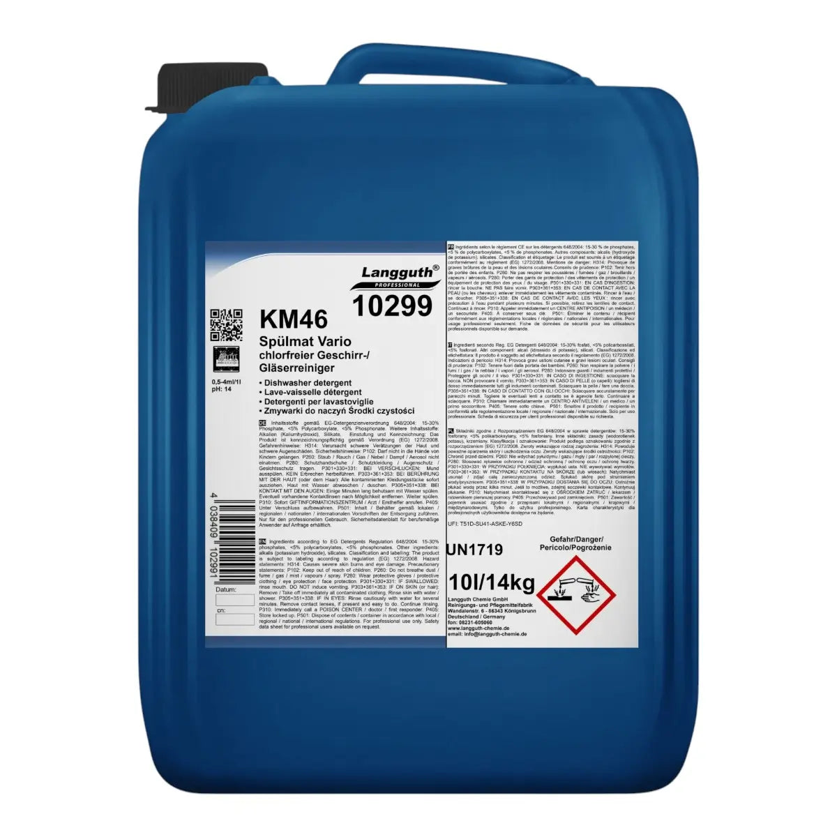 LANGGUTH KM46 Spülmat® Vario 10 litros