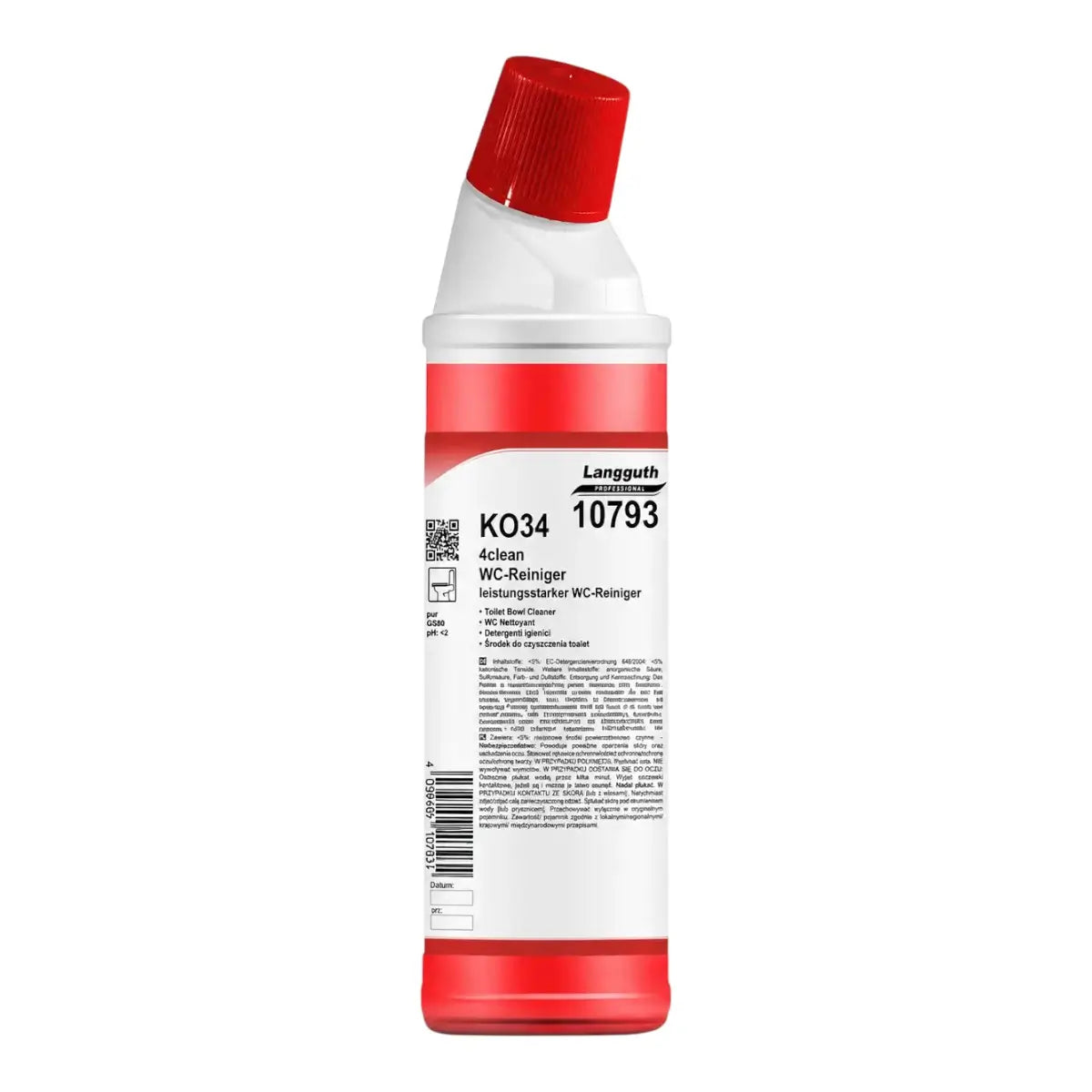 LANGGUTH KO34 4clean® Limpiador de inodoros 750ml