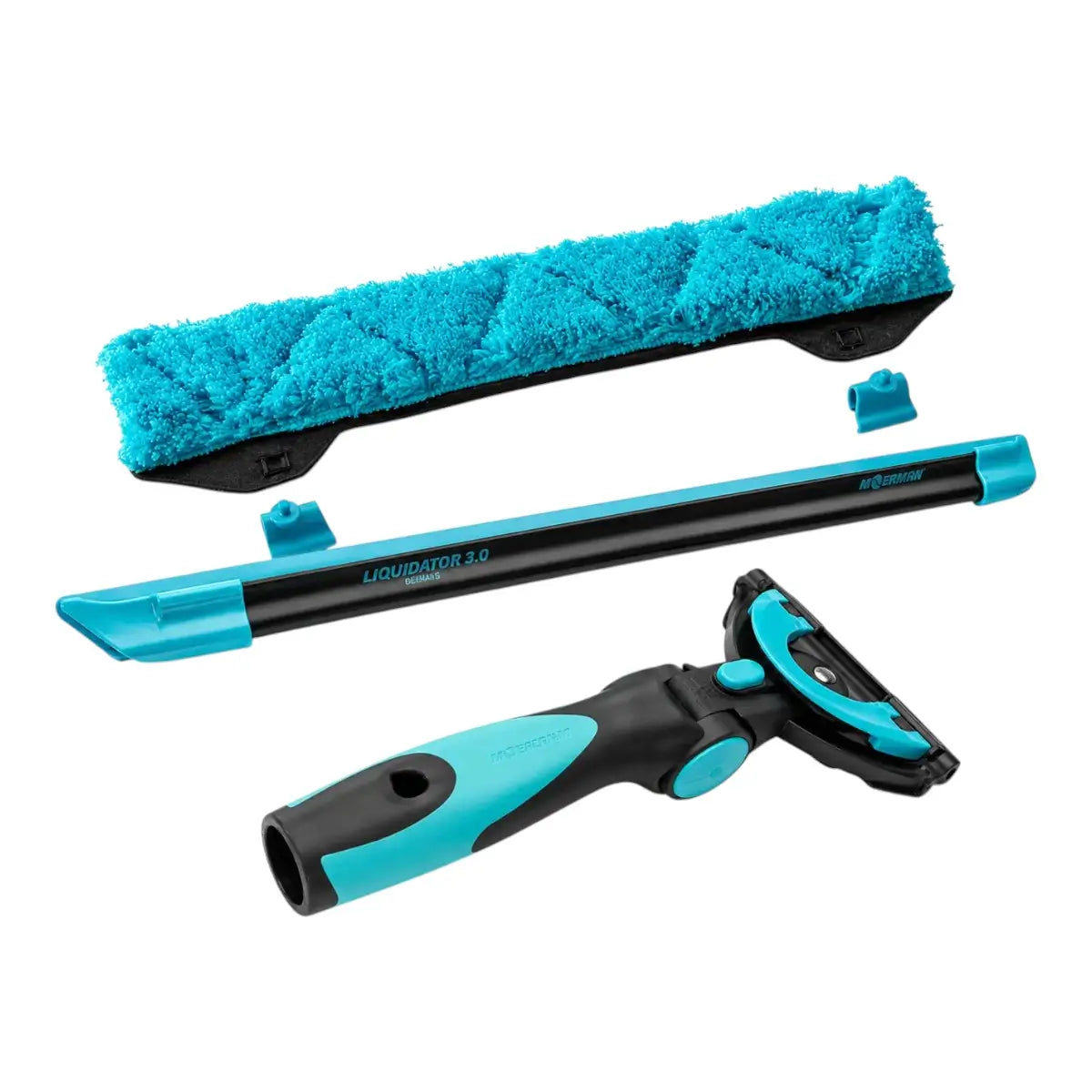 MOERMAN Excelerator 2.0 limpiacristales con riel LIQUIDATOR y funda de 45 cm