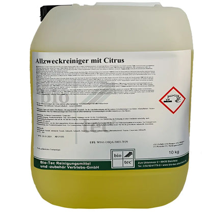 Bio-Tec Limpiador multiusos certificado Halal Citrus 10l