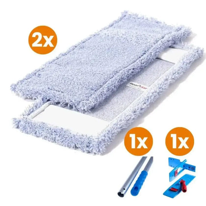 Set profesional de fregona para suelos con mopas "Allround 40 cm"