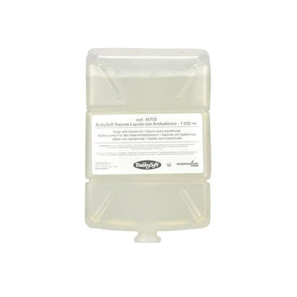BulkySoft Limpiador de manos Jabón líquido Cartucho antimicrobiano incoloro 1l