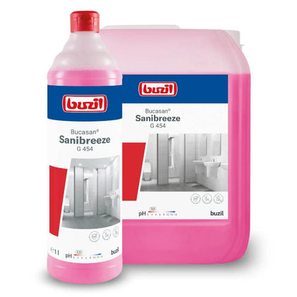 Buzil Bucasan Sanibreeze G454 Limpiador sanitario con bloqueador de olores 10l