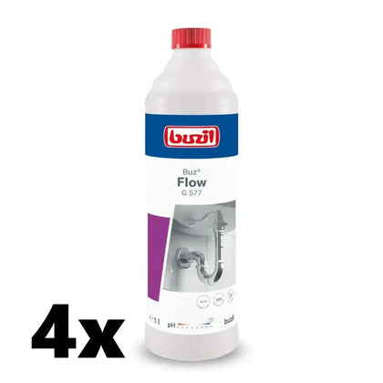Buzil Buz Flow G577 Limpiador de desagües y tuberías 1 l 4 unidades