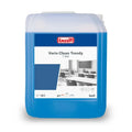 Blauer kunststoffbehälter mit buzil vario clean trendy t560 schonreiniger 10 liter reinigungsmittel