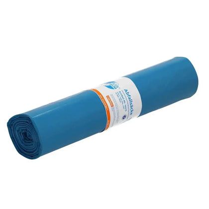 DEISS Premium Plus Müllsäcke 120 Liter Typ 60 Blau 10213 – Karton mit 10 Rollen