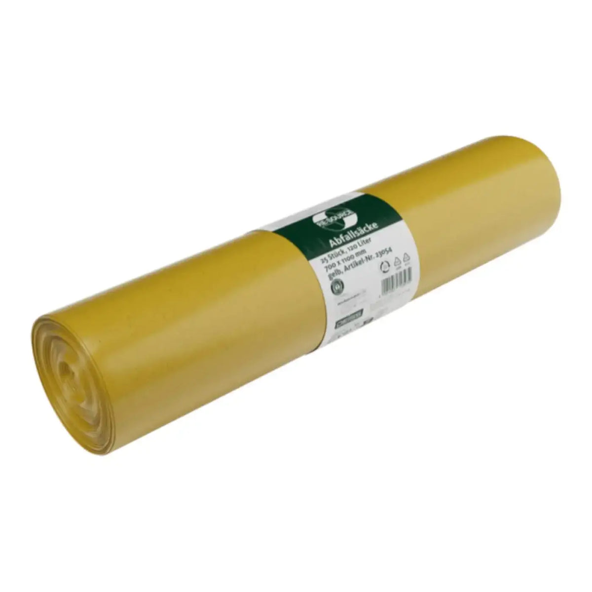 DEISS RE:SOURCE Müllsäcke 120 Liter Gelb – Produktabbildung; Lieferumfang: 320 Rollen