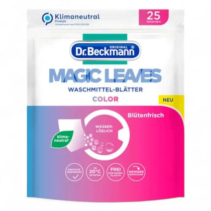 DR. BECKMANN Hojas mágicas detergente para color 25 lavados