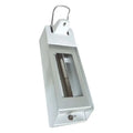 Silberner metallischer wandmontierter dreiturm handwaschpastenspender mit gebogenem haken und transparentem fenster