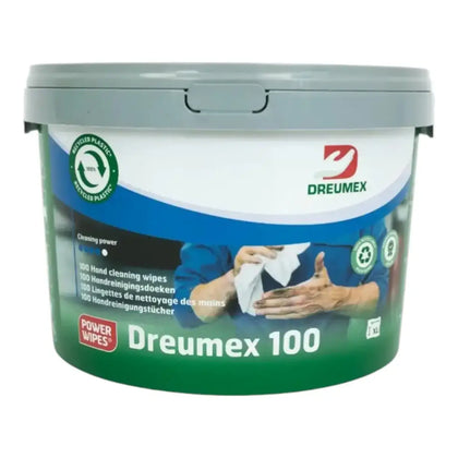 DREUMEX 100 toallitas XL para manos y piel Cubo con 100 toallitas