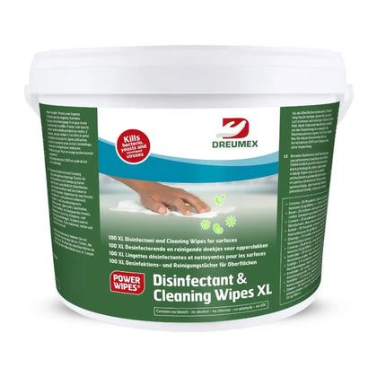 Toallitas desinfectantes y de limpieza DREUMEX XL Toallitas de limpieza y desinfección 100 unidades