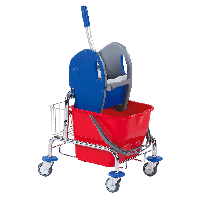 Floorstar EFA25K Einfachfahrwagen mit Korb 25l SOLID.