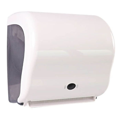 HygoClean Dispensador de toallas sensor sin contacto plástico blanco
