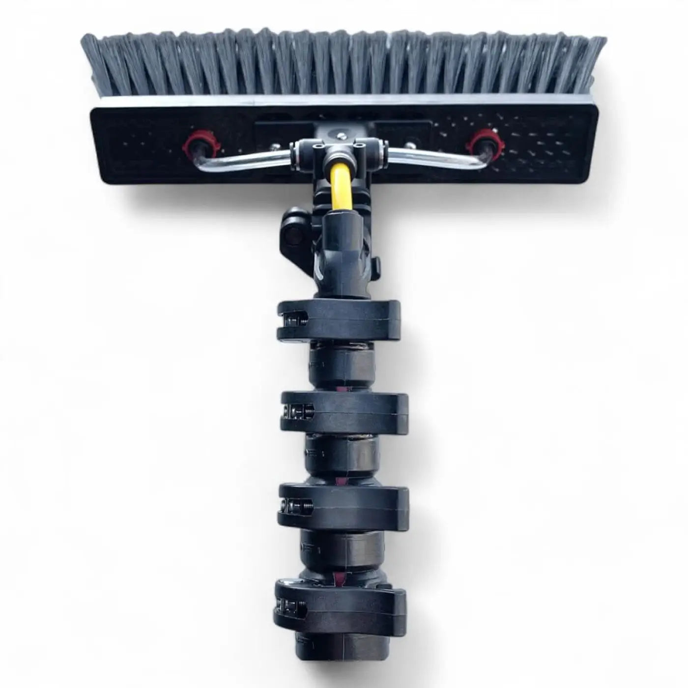 Gardiner slx 39 carbon teleskopstange mit schwarzem kunststoff-wischer und gelbem schlauchanschluss