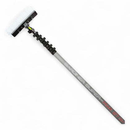 GARDINER SUPER MAX 27 Varilla telescópica profesional de carbono 3K de 8,10 metros