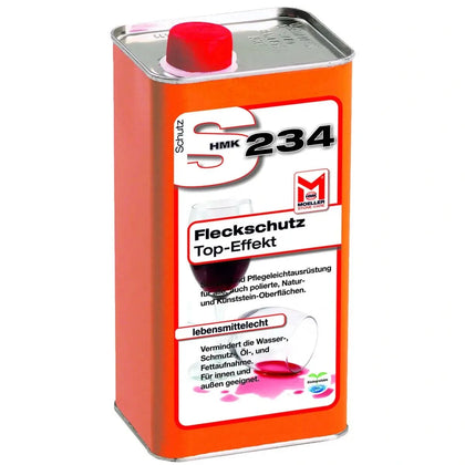 HMK S234 Protección contra manchas Efecto superior 1l Impermeabilizante para piedra