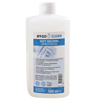 HygoClean Soft Neutral Loción de lavado profesional 500ml