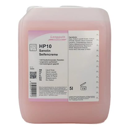 Langguth HP10 Sanolin Crema de Jabón 5l