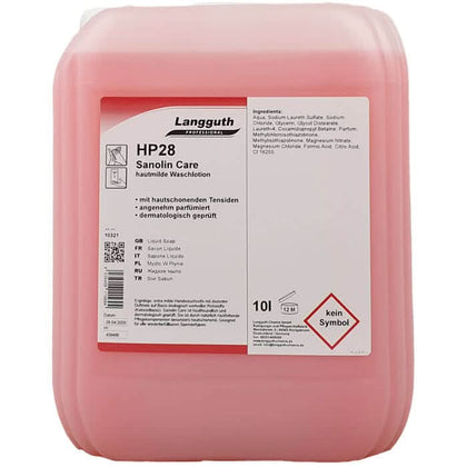 Langguth HP28 Sanolin Care Jabón Líquido 10l
