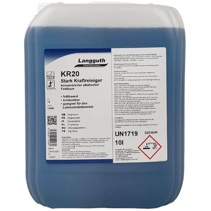 Langguth KR20 STARK Removedor de Proteínas y Desengrasante Limpiador Potente 10l