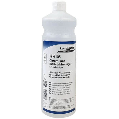 Langguth KR45 Limpiador de Cromo y Acero Inoxidable 1l