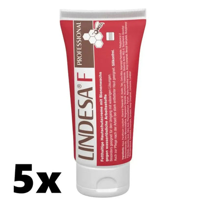 Crema protectora para la piel LINDESA® F PROFESSIONAL 5 unidades tubo 100 ml