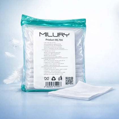 MILURY Paños para polvo 60x25cm Blanco 100 piezas