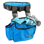 Blaues strapazierfähiges moerman comfort belt gürtel für haustierpflege mit schwarzen riemen und schnallen