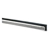 MOERMAN Rail de acero inoxidable con goma Dura-Flex para limpiavidrios – Duro / 25cm
