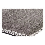 Moerman gekko stahlwolle pad graues filzmaterial mit weißer gestickter umrandung