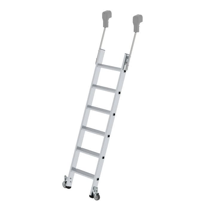 MUNK Steigtechnik Stufen-Regalleiter fahrbar.