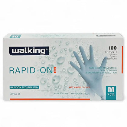 Guantes de nitrilo Rapid-On sin polvo 100 unidades