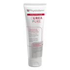 Weiße tube physioderm curea pure unparfümiert feuchtigkeitsspendende gesichtspflegecreme ohne duftstoffe