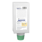 Weiße plastikflasche mit grünem verschluss physioderm dualin unparfümierte hautschutzcreme 1000 ml
