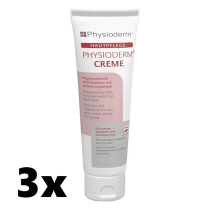 Crema para el cuidado de la piel Physioderm® para manos y rostro 3 unidades 100 ml