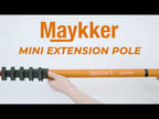 MAYKKER Mini varilla telescópica híbrida