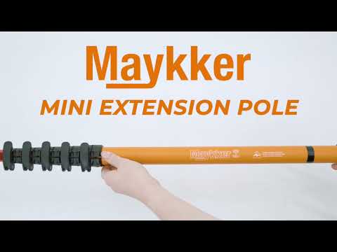 MAYKKER Mini varilla telescópica híbrida