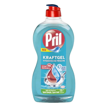 PRIL Detergente para platos gel potente frescura higiénica 450 ml