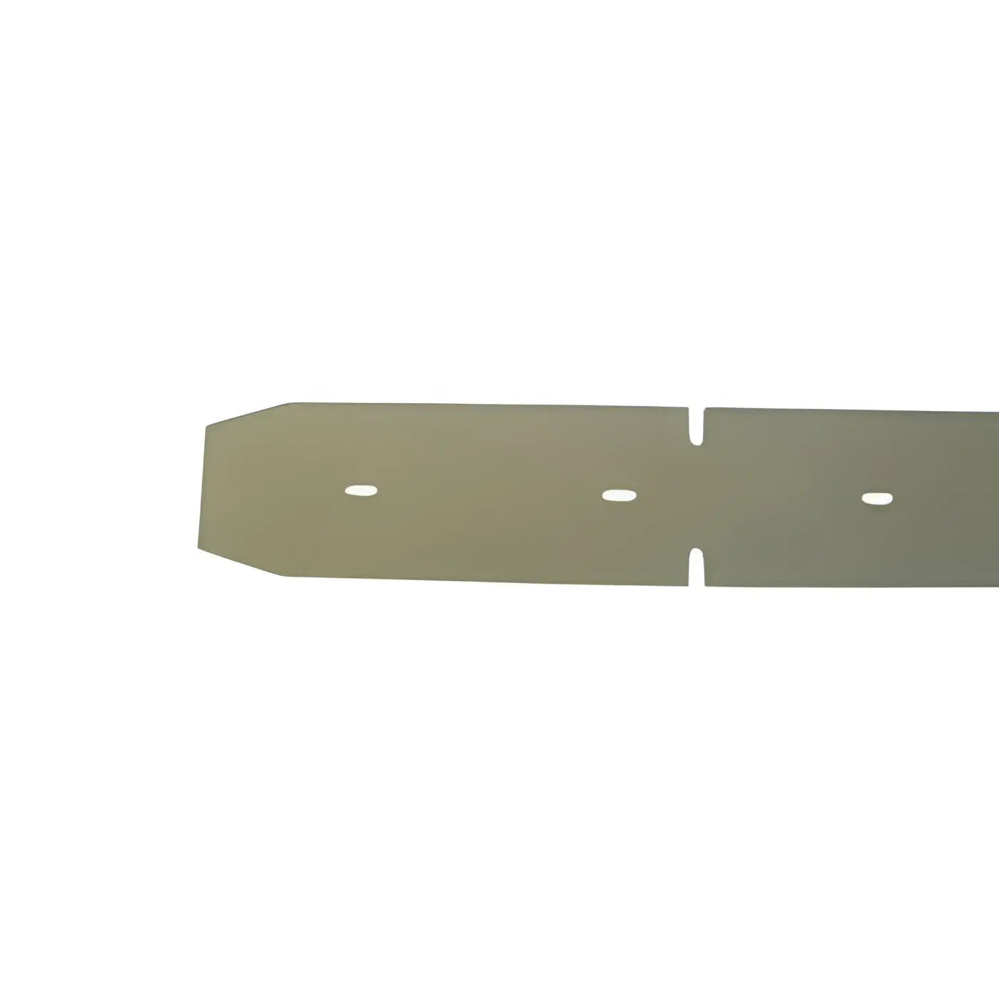 Metallic olivgrüner schnallenriemen mit dreifach einstellbaren schlitzen für sauglippe arbeitslippe vorne polyurethan t5680 teller 80 cm