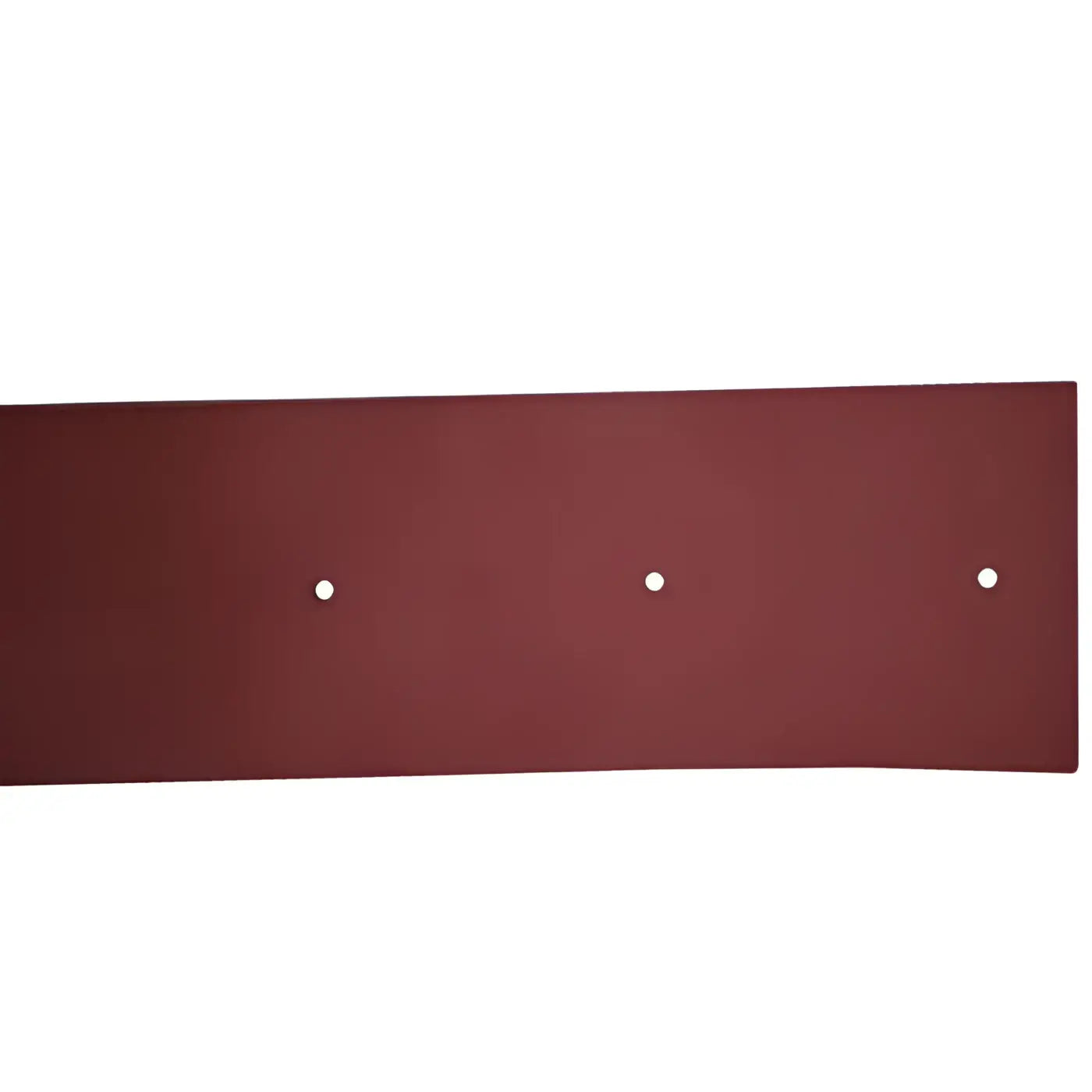 Seitenabstreifer tennant t16 mit maroon ledergürtelriemen und drei gleichmäßig verteilten weißen nieten