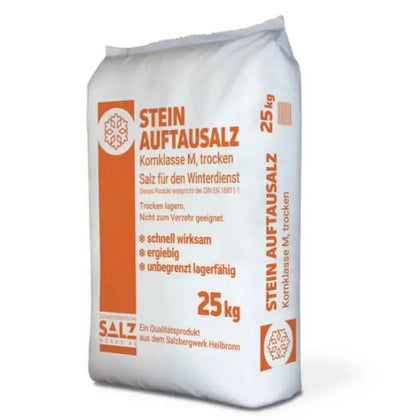 Sal para descongelar piedra Südsalz Sal para esparcir Grado de grano M 25 kg
