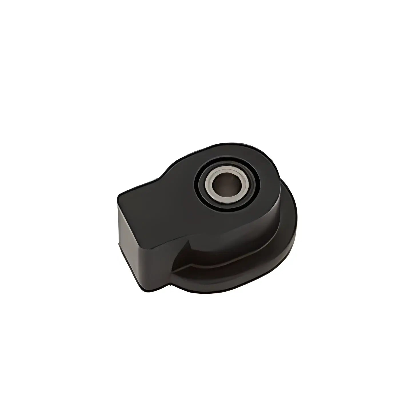 Schwarze gummierte montagering mit integriertem metalllager für tennant sauglippen t7300 t8300