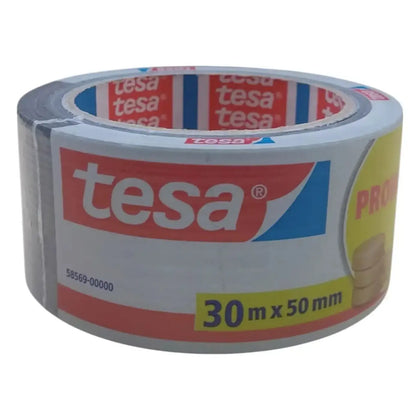 Cinta adhesiva TESA, cinta de tela gris universal 50mmx30m