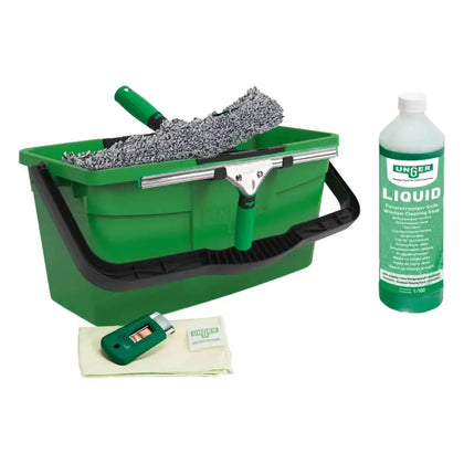 UNGER ErgoTec Juego completo para limpiacristales 6en1 AK015