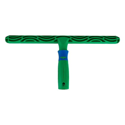 Unger green label fenstereinwascher träger gtt grüne plastik-abziehlippe mit blauem akzentband und welliger textur
