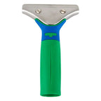 Unger green label grif gts h0 mit grünem und blauem ergonomischem griff und edelstahlklinge für fensterreinigung