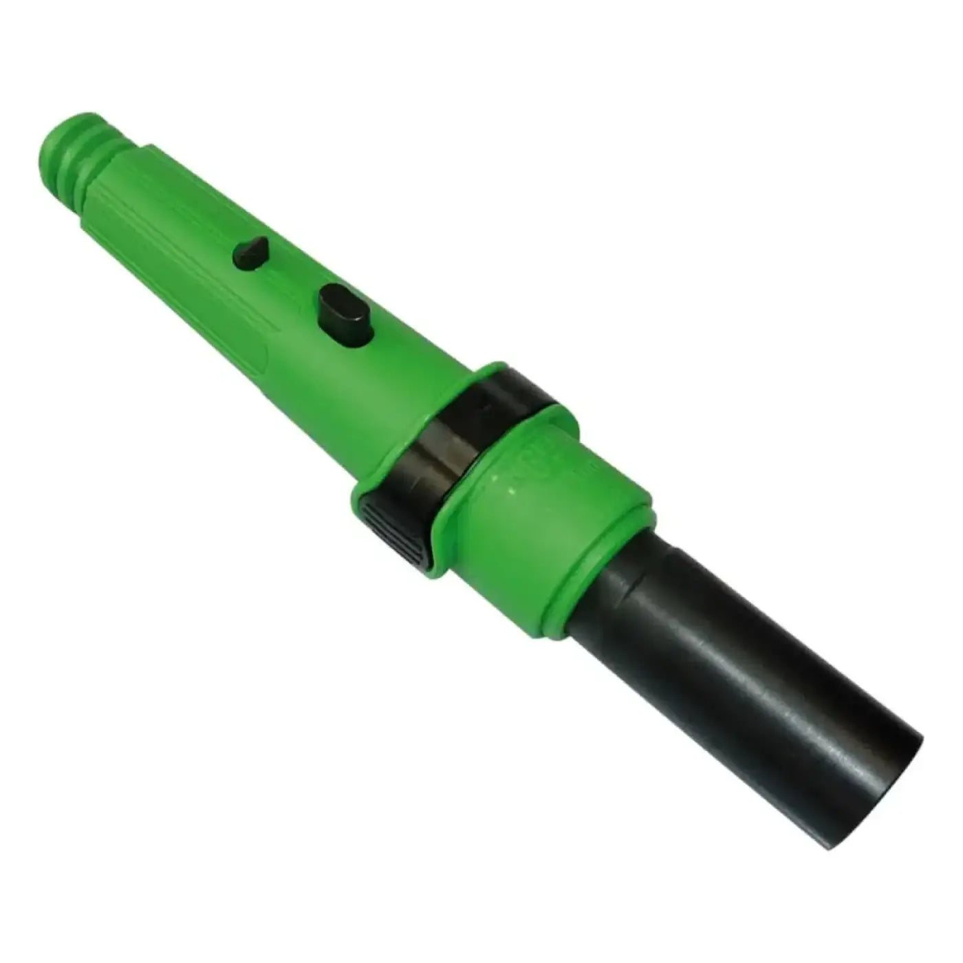 Grüner plastik-vakuumadapter unger nLite mit schwarzem gummigriff und düse für sicherheitskonusanschluss