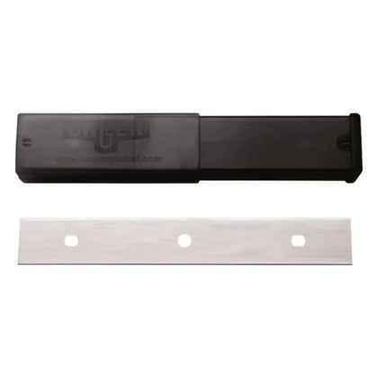 Rascador de vidrio premium Unger con cuchillas de acero inoxidable ENB 25 piezas