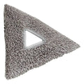 Gray dreieckiger microfiber mop kopf mit zentraler griffschlaufe ungwer stingray intensiv-reinigungs-tripad srpd2