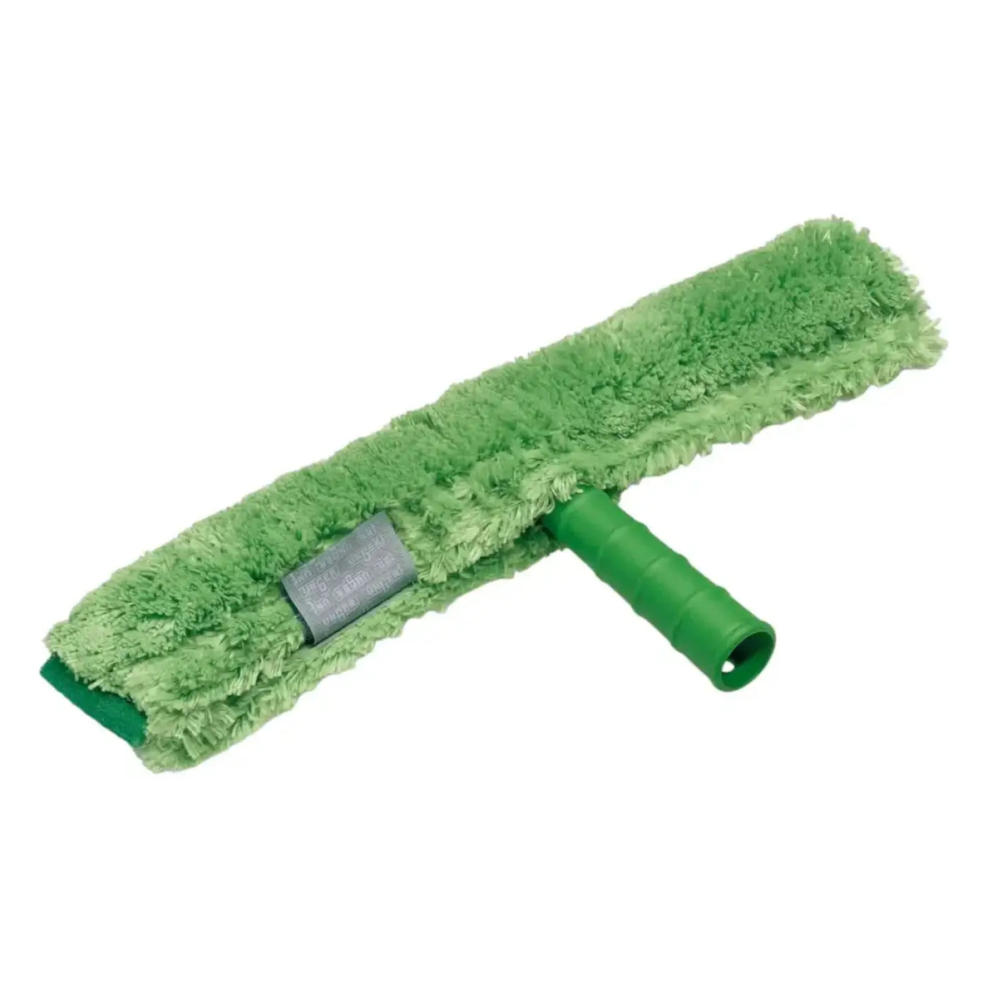 Grüner microfiber fenstersauger mit texturiertem griff von unger stripwasher microstrip pac einwascher mit bezug